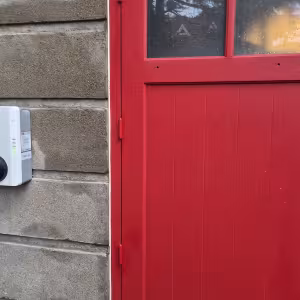 Borne de recharge ABB en extérieur